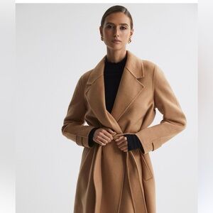 Reiss Camel Wrap Coat